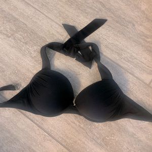 Victoria’s Secret Bombshell bikini top swimsuit black - Add s 2 cup sizes. 36B.